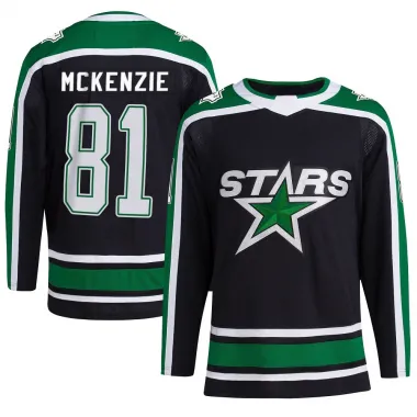 Black Youth Curtis Mckenzie Authentic Dallas Stars Curtis McKenzie Reverse Retro 2.0 Jersey