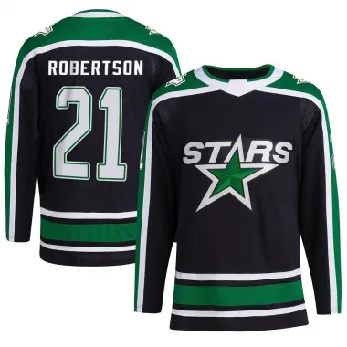 Black Youth Jason Robertson Authentic Dallas Stars Reverse Retro 2.0 Jersey