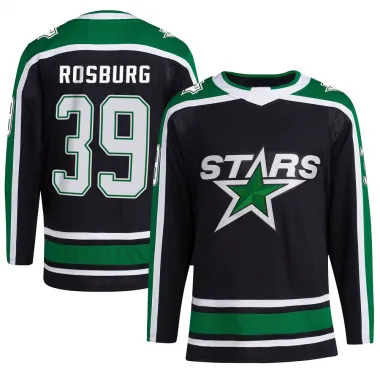 Black Youth Jerad Rosburg Authentic Dallas Stars Reverse Retro 2.0 Jersey