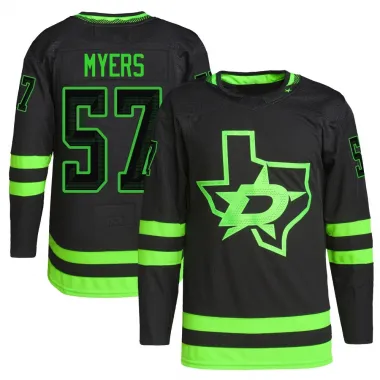 Black Youth Tyler Myers Authentic Dallas Stars Alternate Primegreen Pro Jersey