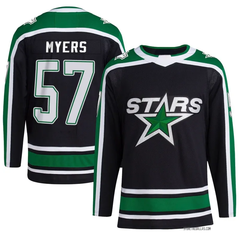 Black Youth Tyler Myers Authentic Dallas Stars Reverse Retro 2.0 Jersey