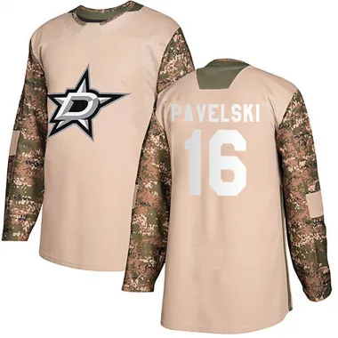 Camo Men's Joe Pavelski Authentic Dallas Stars Veterans Day Practice Jersey