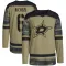 Camo Men's Lian Bichsel Authentic Dallas Stars Military Appreciation Practice Jersey