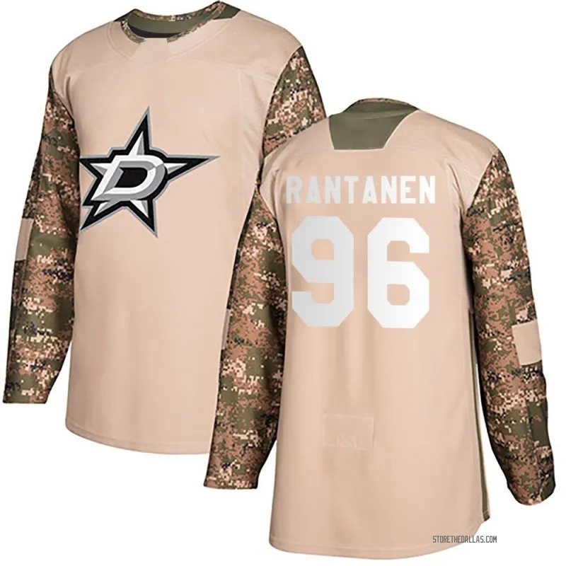 Camo Youth Mikko Rantanen Authentic Dallas Stars Veterans Day Practice Jersey
