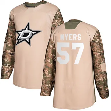 Camo Youth Tyler Myers Authentic Dallas Stars Veterans Day Practice Jersey
