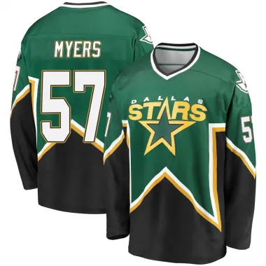 Green/Black Men's Tyler Myers Breakaway Dallas Stars Kelly Premier Heritage Jersey