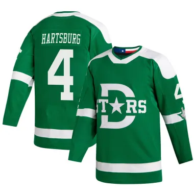 Green Men's Craig Hartsburg Authentic Dallas Stars 2020 Winter Classic Jersey