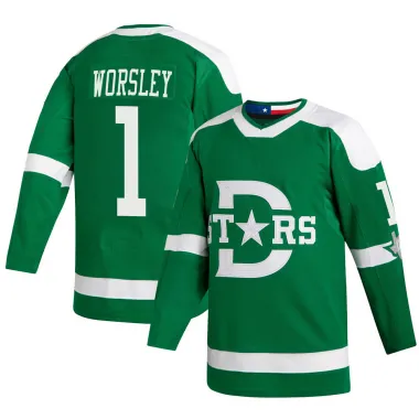 Green Men's Gump Worsley Authentic Dallas Stars 2020 Winter Classic Jersey