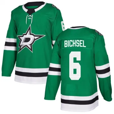 Green Men's Lian Bichsel Authentic Dallas Stars Home Jersey