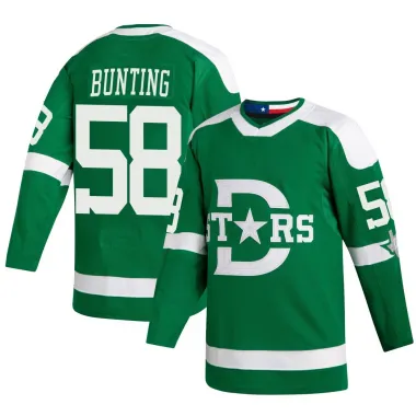 Green Men's Michael Bunting Authentic Dallas Stars 2020 Winter Classic Player Jersey