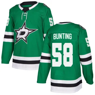 Green Men's Michael Bunting Authentic Dallas Stars Home Jersey