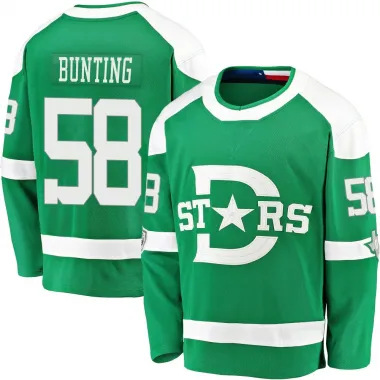 Green Men's Michael Bunting Breakaway Dallas Stars 2020 Winter Classic Player Jersey