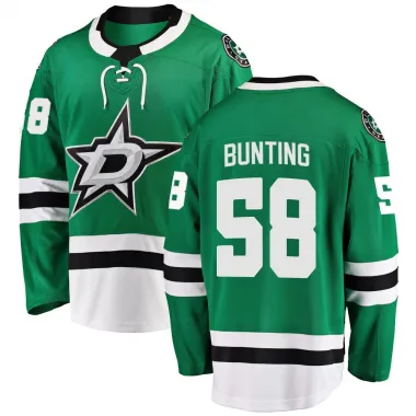 Green Men's Michael Bunting Breakaway Dallas Stars Home Jersey