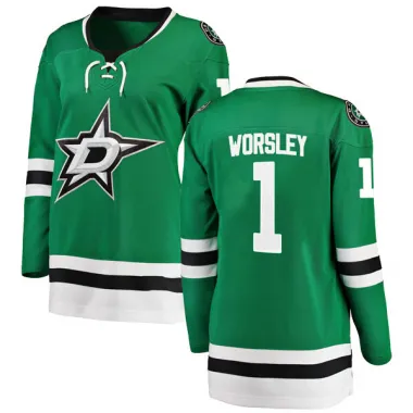Green Women's Gump Worsley Breakaway Dallas Stars Home Jersey