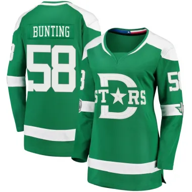 Green Women's Michael Bunting Breakaway Dallas Stars 2020 Winter Classic Player Jersey