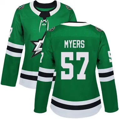 Green Women's Tyler Myers Authentic Dallas Stars Home Jersey