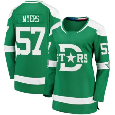 Green Women's Tyler Myers Breakaway Dallas Stars 2020 Winter Classic Player Jersey