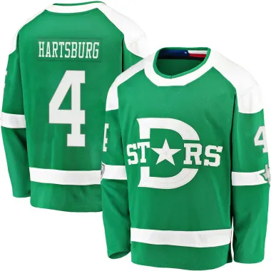Green Youth Craig Hartsburg Breakaway Dallas Stars 2020 Winter Classic Jersey
