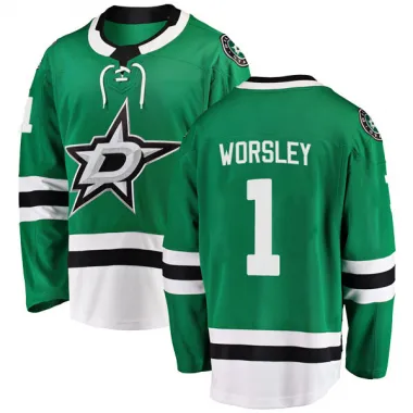 Green Youth Gump Worsley Breakaway Dallas Stars Home Jersey