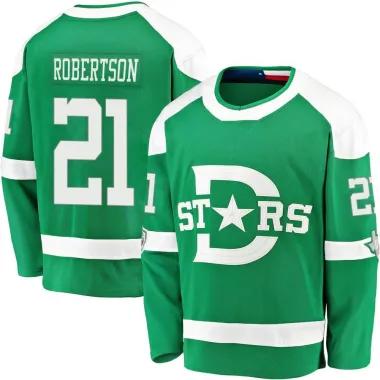 Green Youth Jason Robertson Breakaway Dallas Stars 2020 Winter Classic Player Jersey