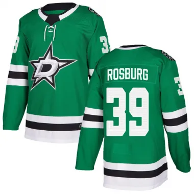 Green Youth Jerad Rosburg Authentic Dallas Stars Home Jersey