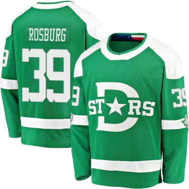 Green Youth Jerad Rosburg Breakaway Dallas Stars 2020 Winter Classic Player Jersey