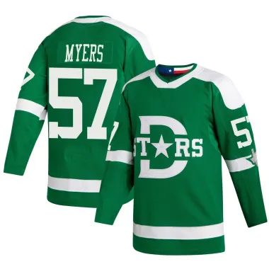 Green Youth Tyler Myers Authentic Dallas Stars 2020 Winter Classic Player Jersey