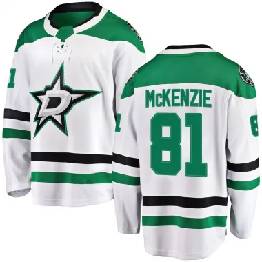White Men's Curtis Mckenzie Breakaway Dallas Stars Curtis McKenzie Away Jersey