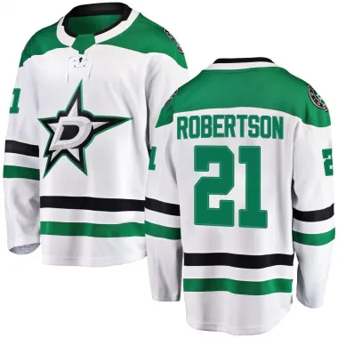 White Men's Jason Robertson Breakaway Dallas Stars Away Jersey