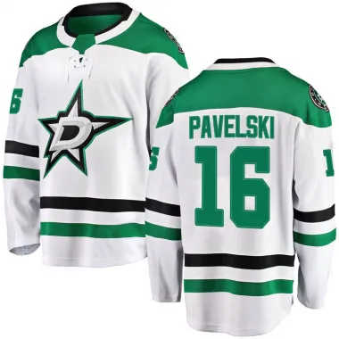 White Men's Joe Pavelski Breakaway Dallas Stars Away Jersey