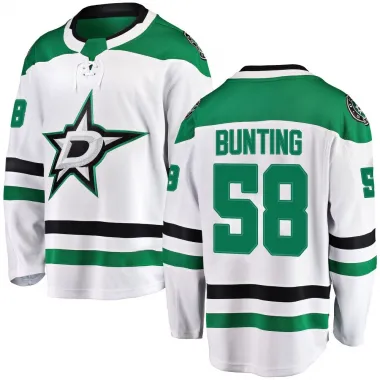 White Men's Michael Bunting Breakaway Dallas Stars Away Jersey