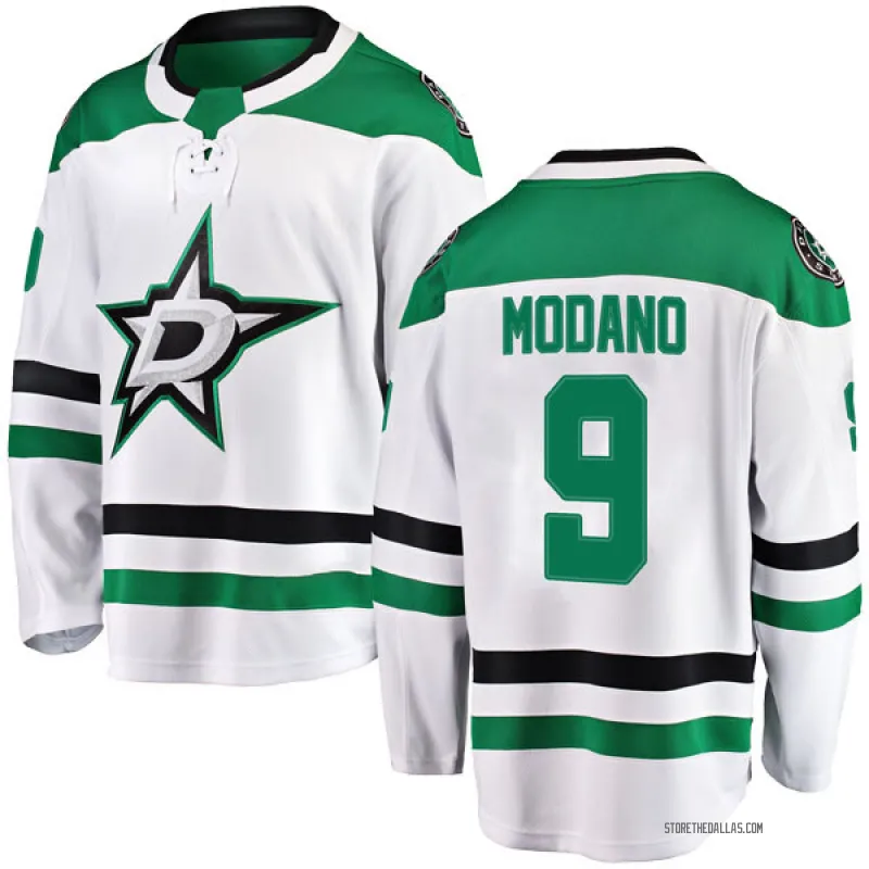 White Men's Mike Modano Breakaway Dallas Stars Away Jersey