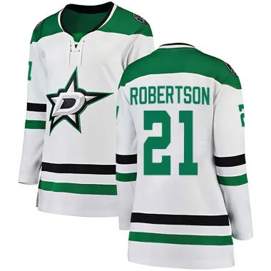 White Women's Jason Robertson Breakaway Dallas Stars Away Jersey
