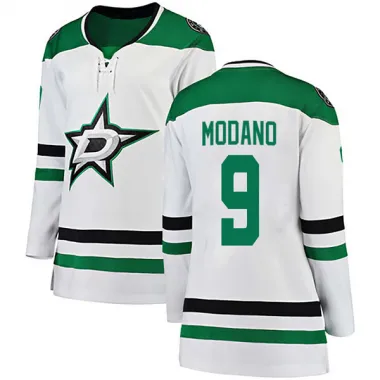 White Women's Mike Modano Breakaway Dallas Stars Away Jersey