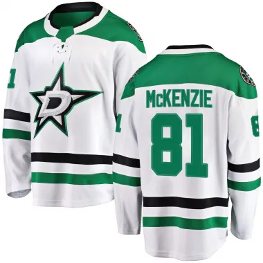 White Youth Curtis Mckenzie Breakaway Dallas Stars Curtis McKenzie Away Jersey